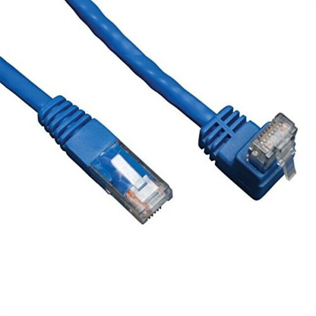 

Tripp Lite Cat6 Gigabit Molded Patch Cable (RJ45 Right Angle Up M to RJ45 M) Bl