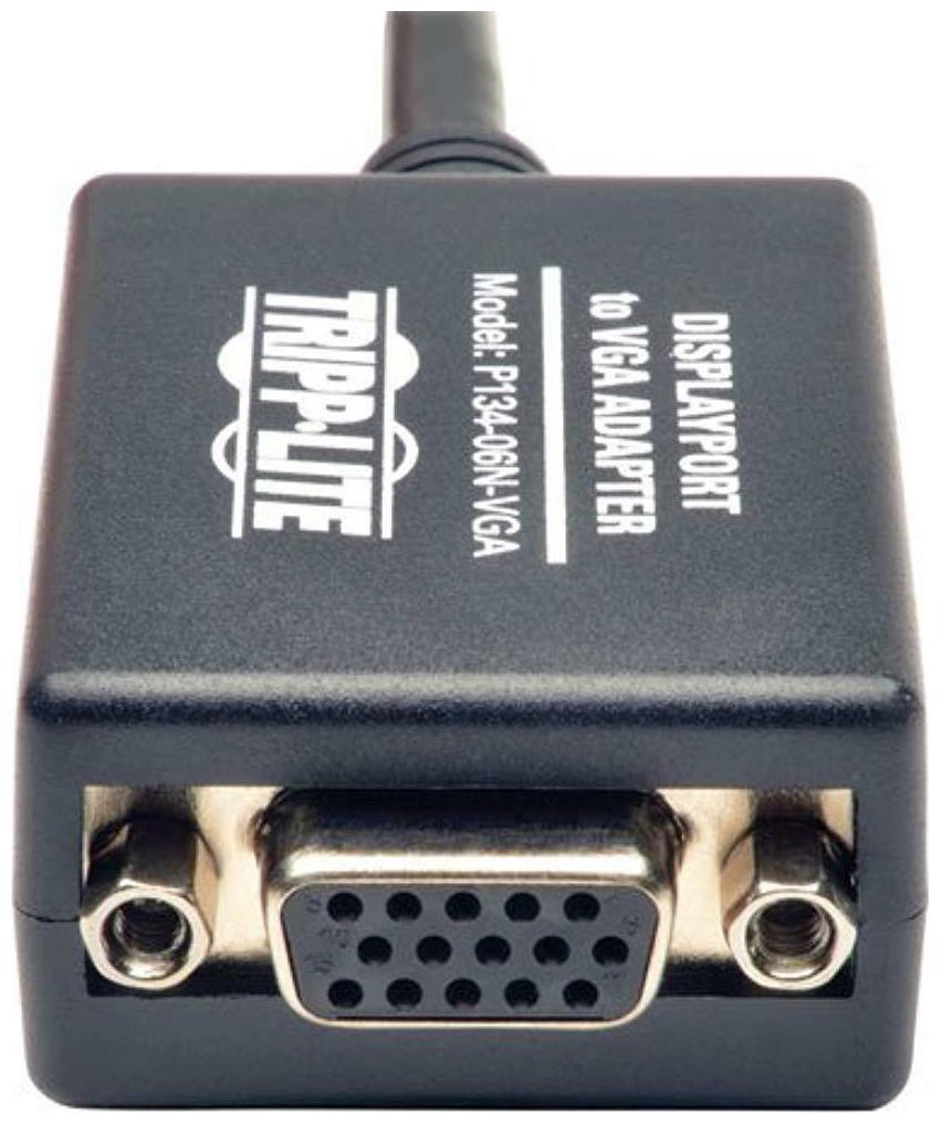 Tripp Lite DisplayPort To VGA Adapter Cable Active Converter DP DP2VGA M//F 6in