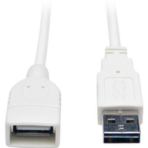

Tripp Lite UR024-003-WH Tripp Lite 3ft USB 2 0 Universal Reversible Extension Ca