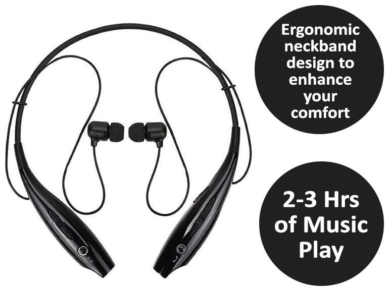 

TSV HBS-730 In-Ear Bluetooth Headset ( Black )