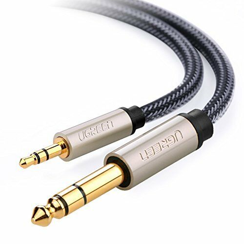 

Ugreen 3 5mm Male Mini Jack to 6 35mm 1 4inch Audio Stereo Cable Gold Plated New