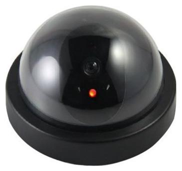 

Un-Tech Dummy Fake Infrared Sensor Dome Wireless Security Camera with Blinking Led Realistic Looking CCTV Surveillance