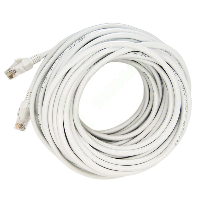 

US 30F Cat 5E Ethernet Cable Network Internet Wire RJ45 Lan 10 M Meter 30Ft 30 F
