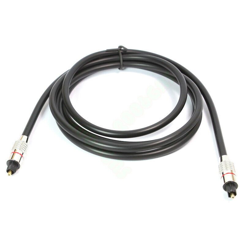 

US 6Ft Digital Audio Optical Optic Fiber Cable Toslink Spdif Cord 6 F 1 8 M New