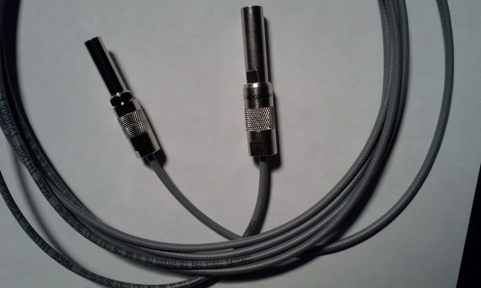 

US MADE Commscope DS3 735A coax cable WECO 358 to MINI WECO 440 10 FT