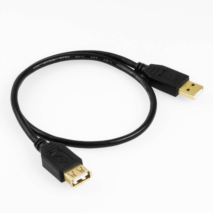 

USB 2 0 Extension Cable Type A Female to A Male Cable Gold Plated 3 6 10 15 ft