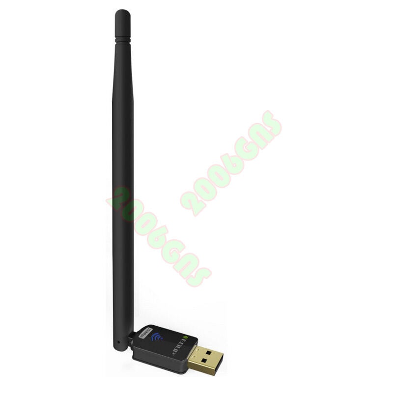 

USB 2 0 Wireless N Network Ethernet Adapter WiFi Cordless 150Mbps w Antenna