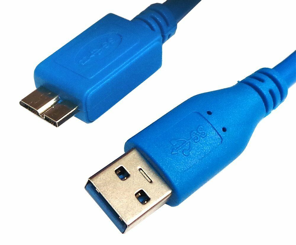 

USB 3 0 Type A Male to Micro B Male (1ft) - Blue