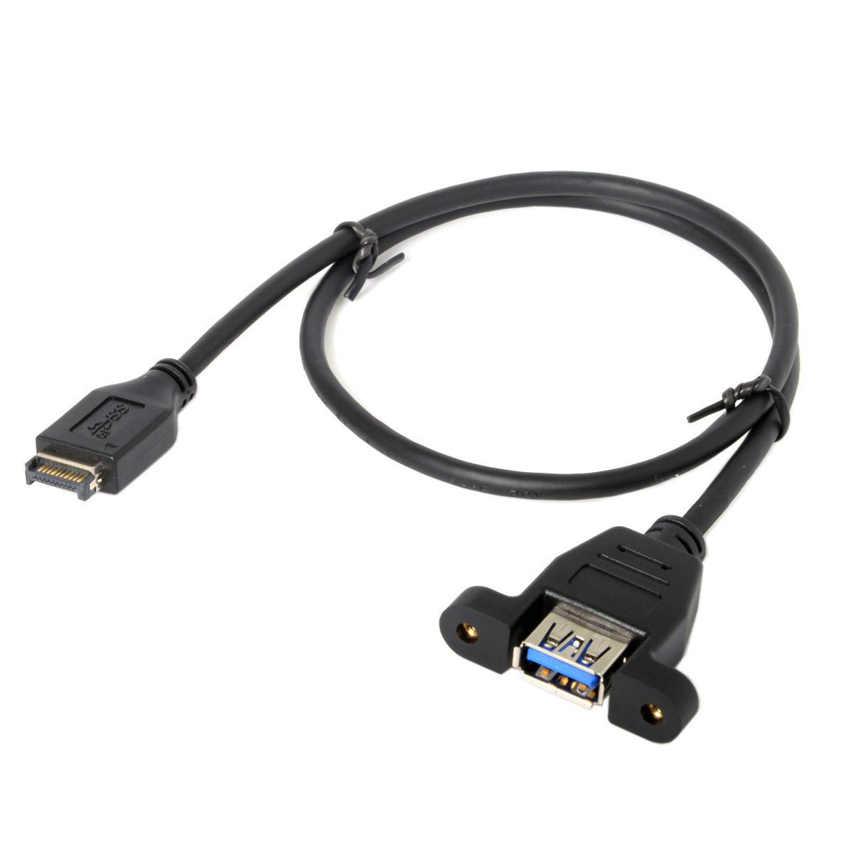 

USB 3 1 Front Panel Header to USB 3 0 Type-A Female Extension Cable 100cm