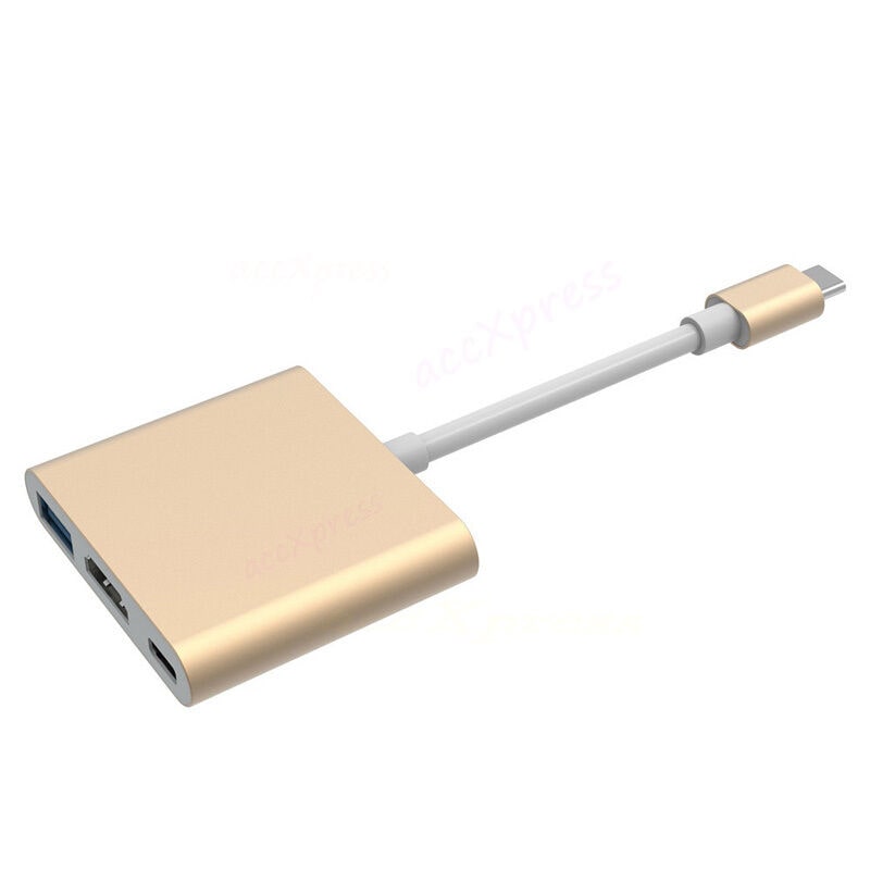 

USB 3 1 Type C to HDMI USB 3 0 Charging HUB Adapter USB-C Converter For Macbook