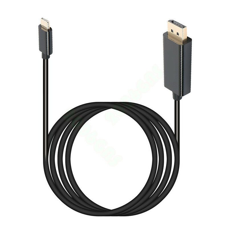 

USB-C to DisplayPort Cable Adapter 6Ft USB 3 1 Type C to DP HD Cable