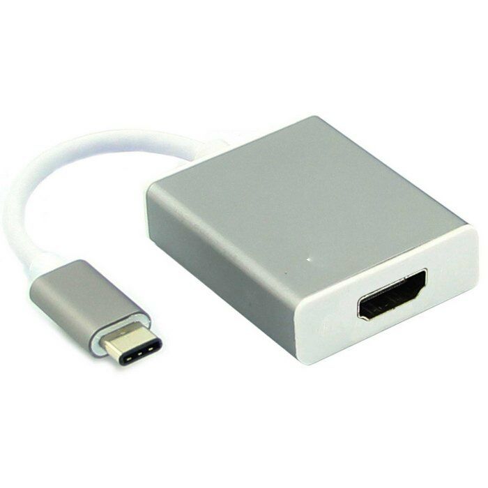 

USB-C USB 3 1 Type C to HDMI 1080p HDTV Adapter Cable with Silver for New Mac