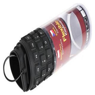 Portable Flexible Silicone Foldable Waterproof Wired USB Tablet Keyboard Wired USB Multi device Keyboard