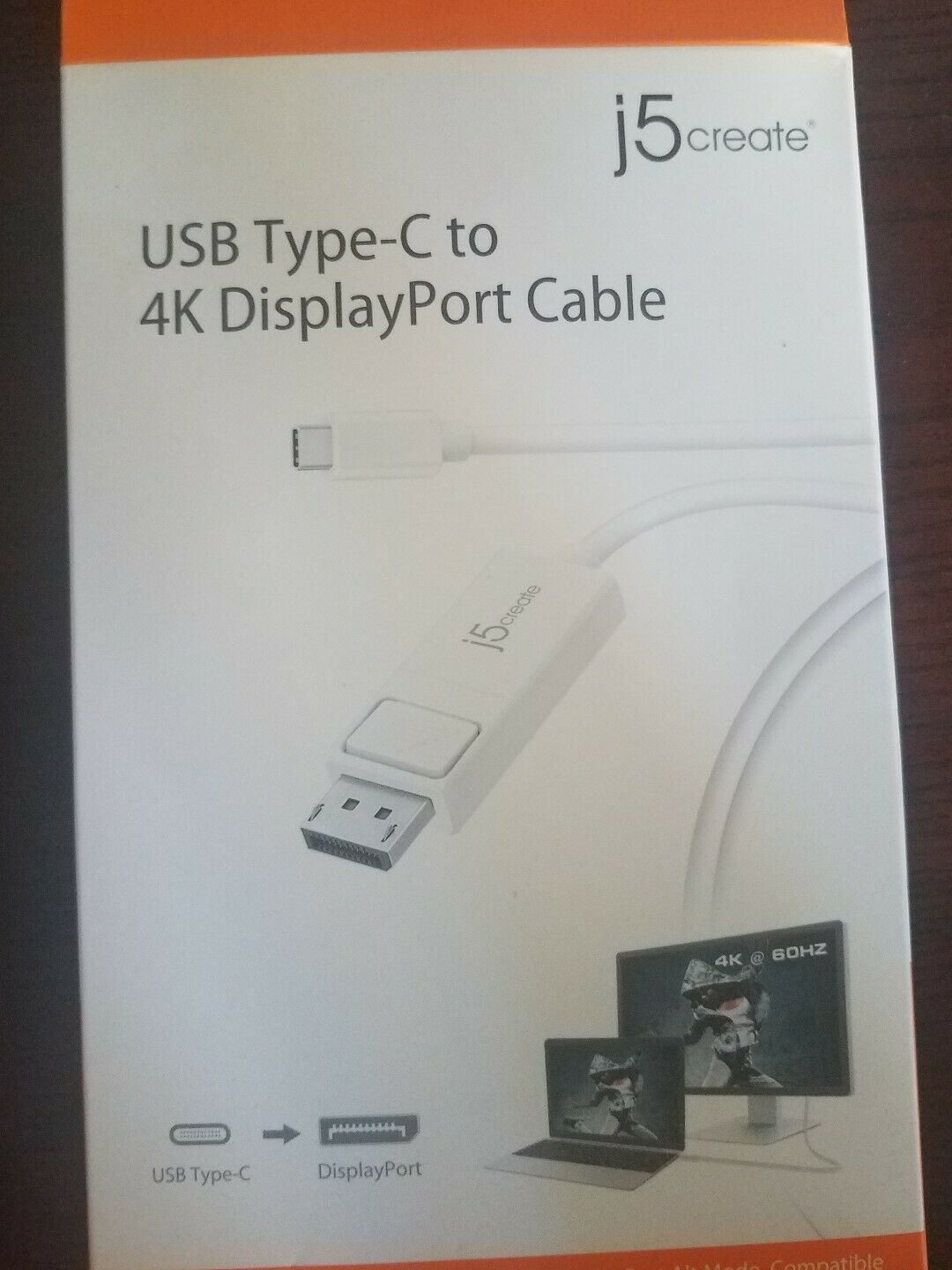 

USB Type-C to 4K DisplayPort Cable