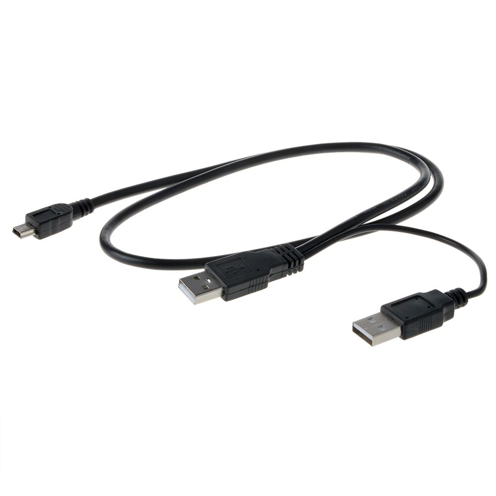 

USB Y Charger Data Sync Cable Cord Lead For Maxtor 2 5 Portable Hard Drive Disk