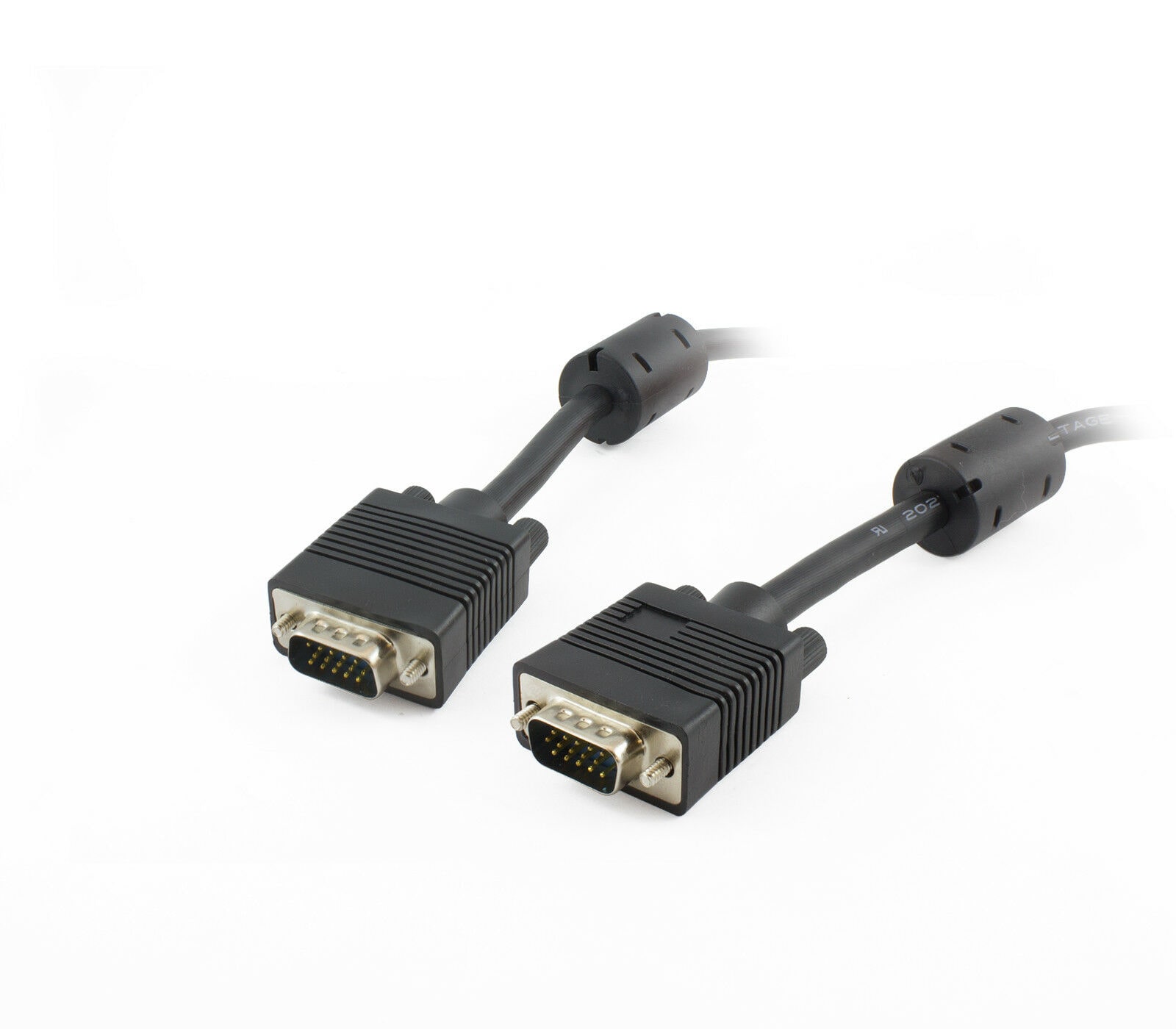 

Valued Black VGA 15 Pin Male to Male Plug Computer Monitor Cable Wire Cord 6FT