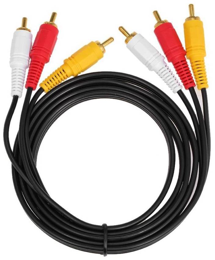 

VARIPOT 3 Rca To 3 Rca Male To Male Component Video Cable (Black)