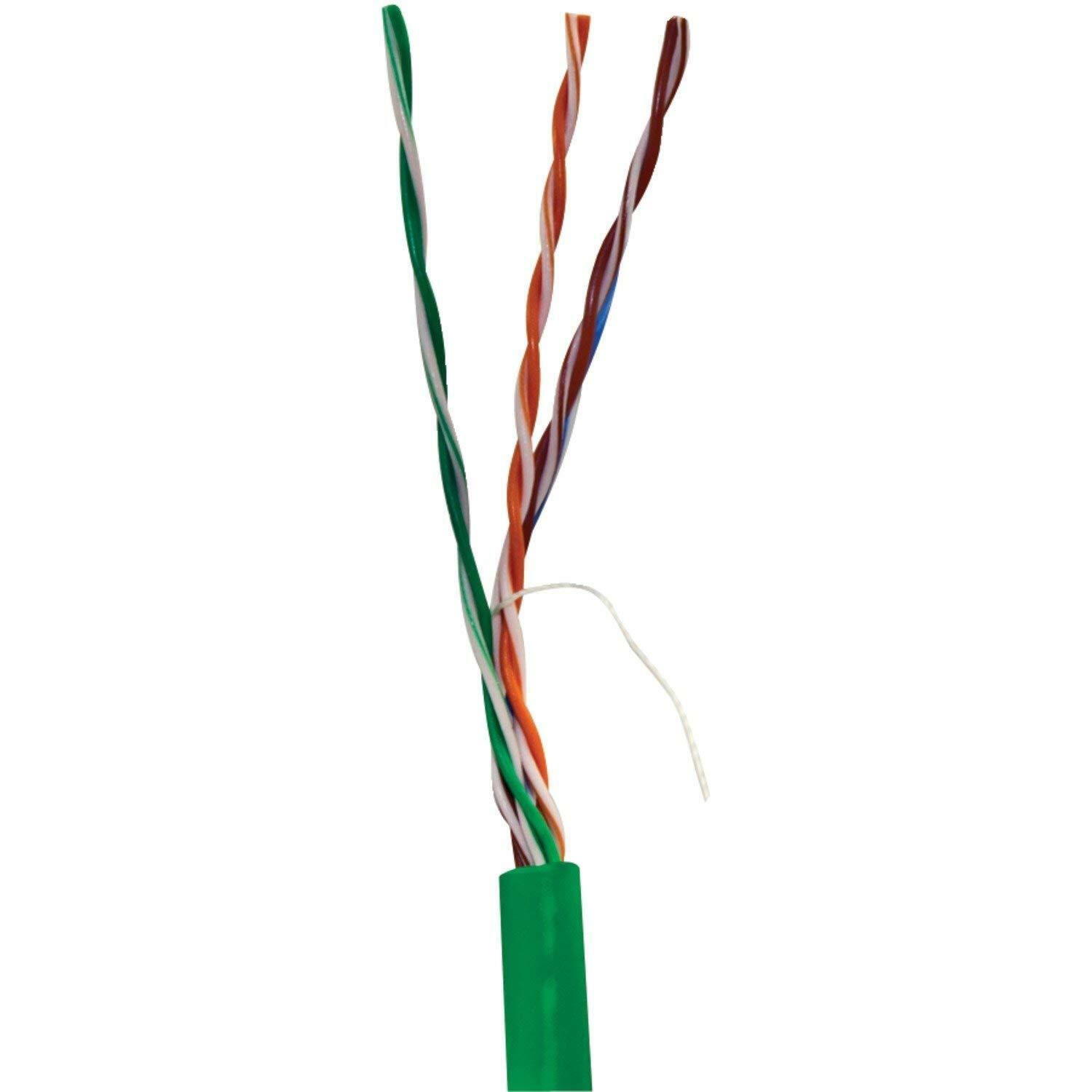

Vericom MBW5U-01555 CAT 5e U UTP Solid Riser CMR Cable 1000 FT Pull Box - Green