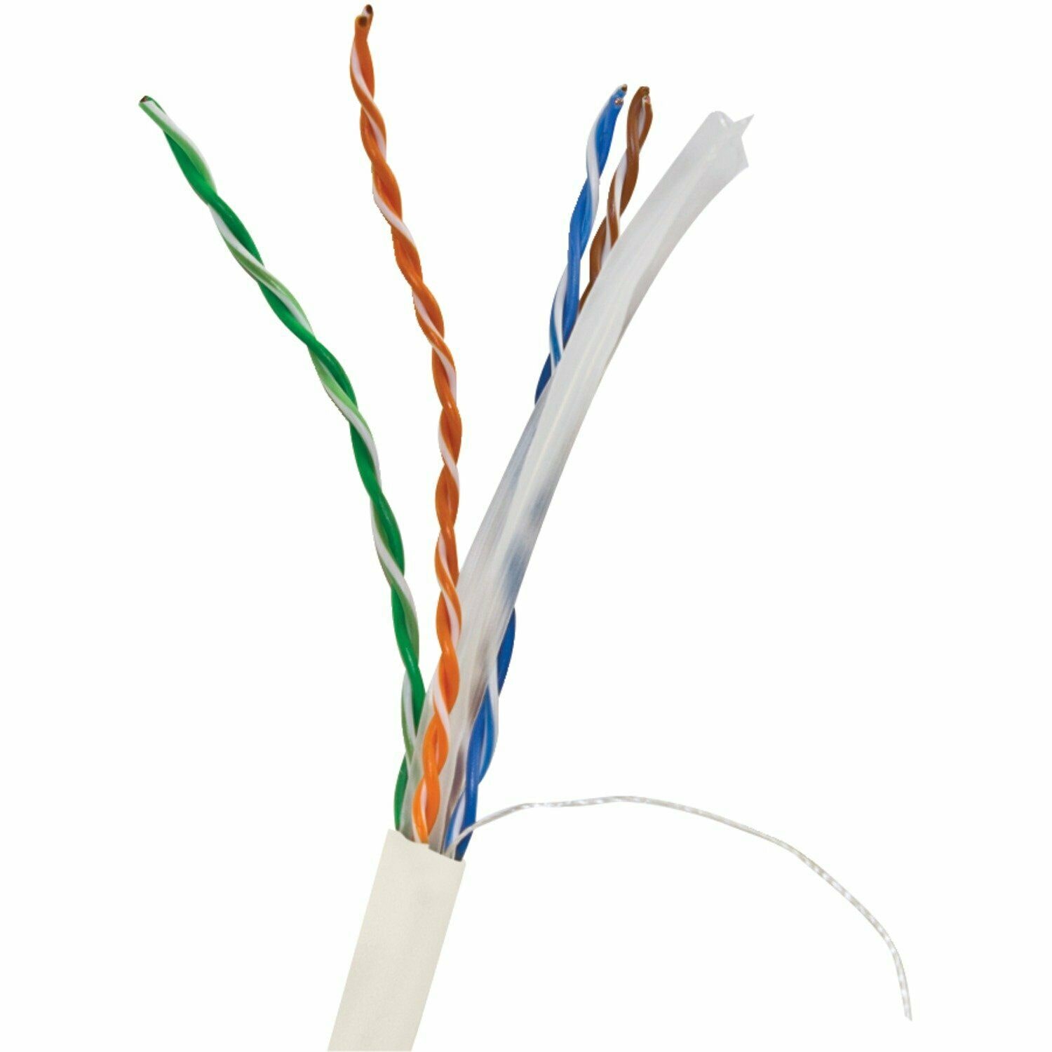 

Vericom XBW6U-03601 CAT 6 U UTP Solid Riser ETL CMR Cable 1000 Pull Bo White
