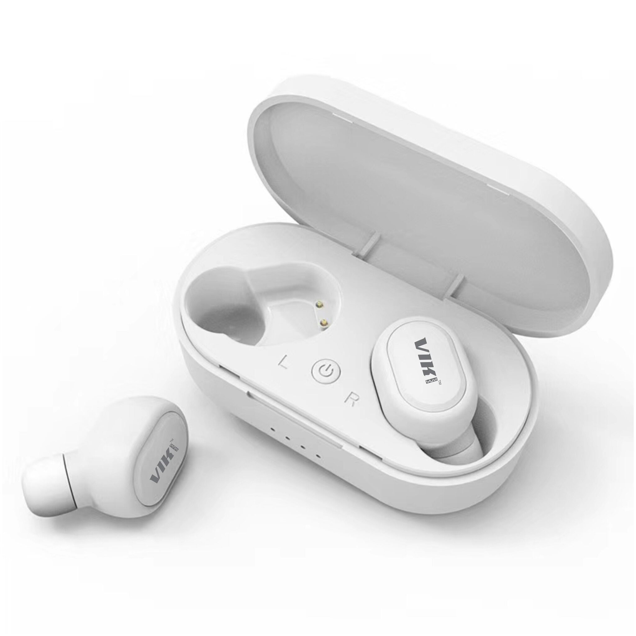 

VIKYUVI VIKYUVI-VYTWS01-White-M1 True Wireless Bluetooth Headset ( White )