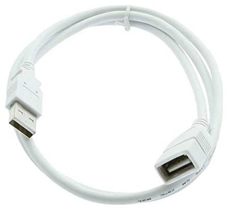 

webdoo InfoTech USB 2 0 Rubber Grip Extension Cable (5m White)