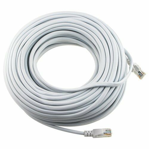 

White 150 FT Foot 45M Cat5e Patch Ethernet LAN Network Router Wire Cable Cord