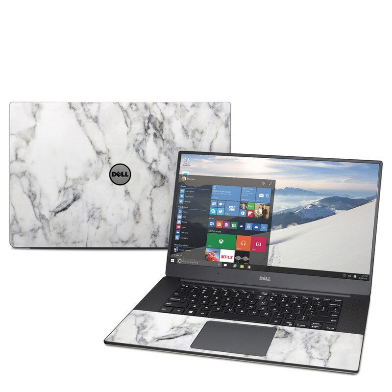 

White Marble Decal Sticker Skin for Dell XPS 15 9550 9560 Laptop