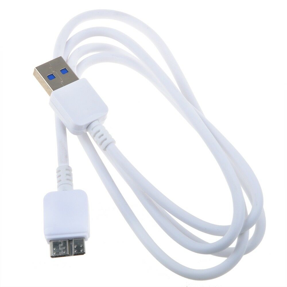 

White USB 3 0 Data Cable for LaCie Por sche Design 2TB 9000296 3TB 9000302