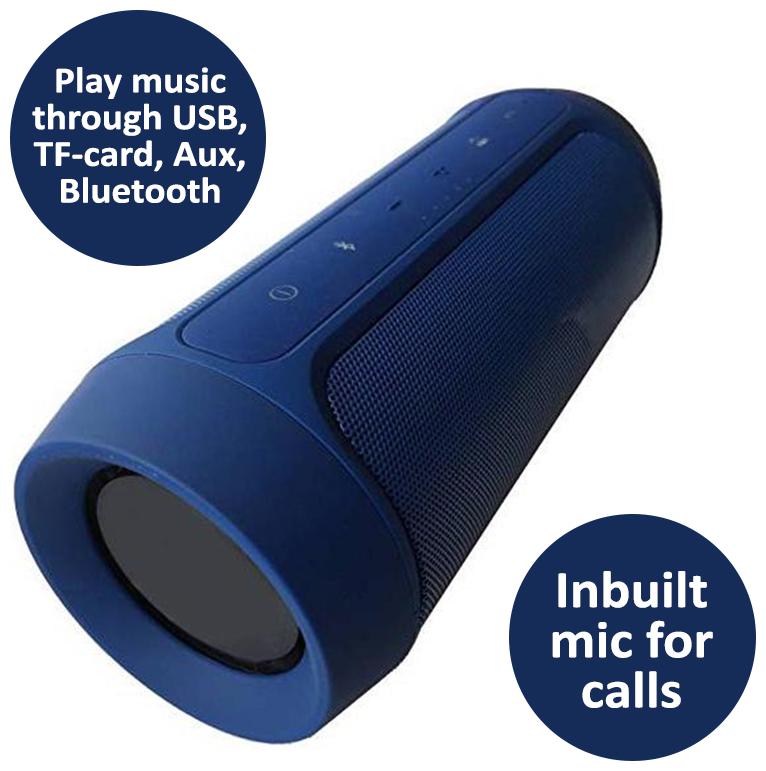 

WOCKEEZ CHARGE 2 Bluetooth Portable speaker ( Blue )