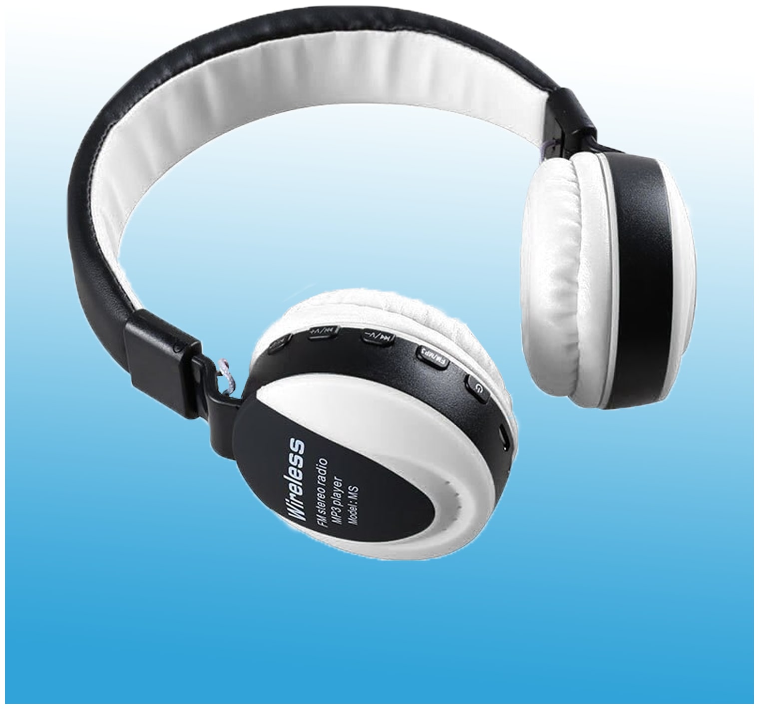 

XBUZZ XMS-771W Over-Ear Bluetooth Headset ( Black White )