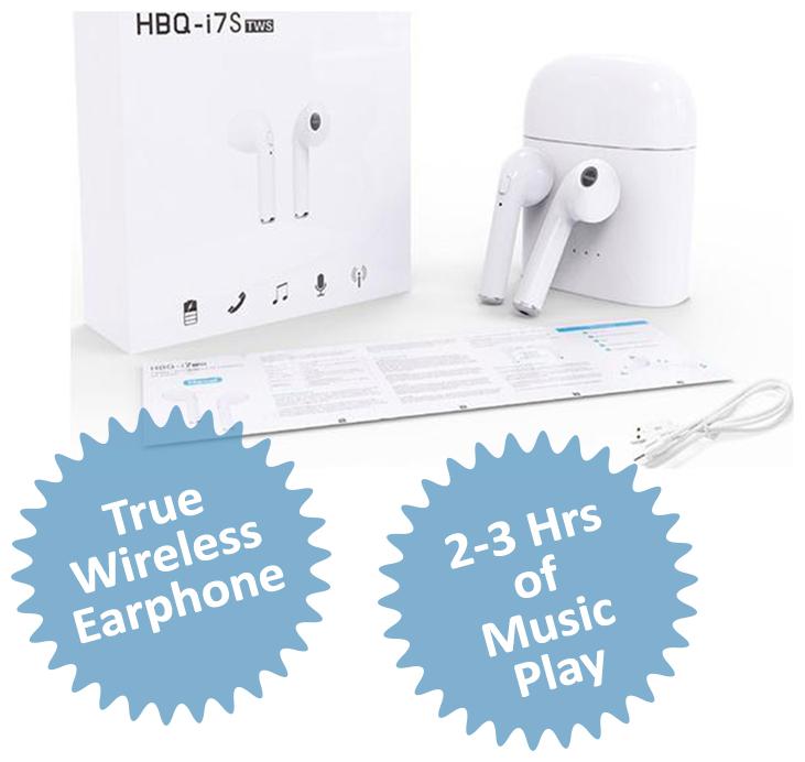 

TSV True Wireless Bluetooth Headset ( White )