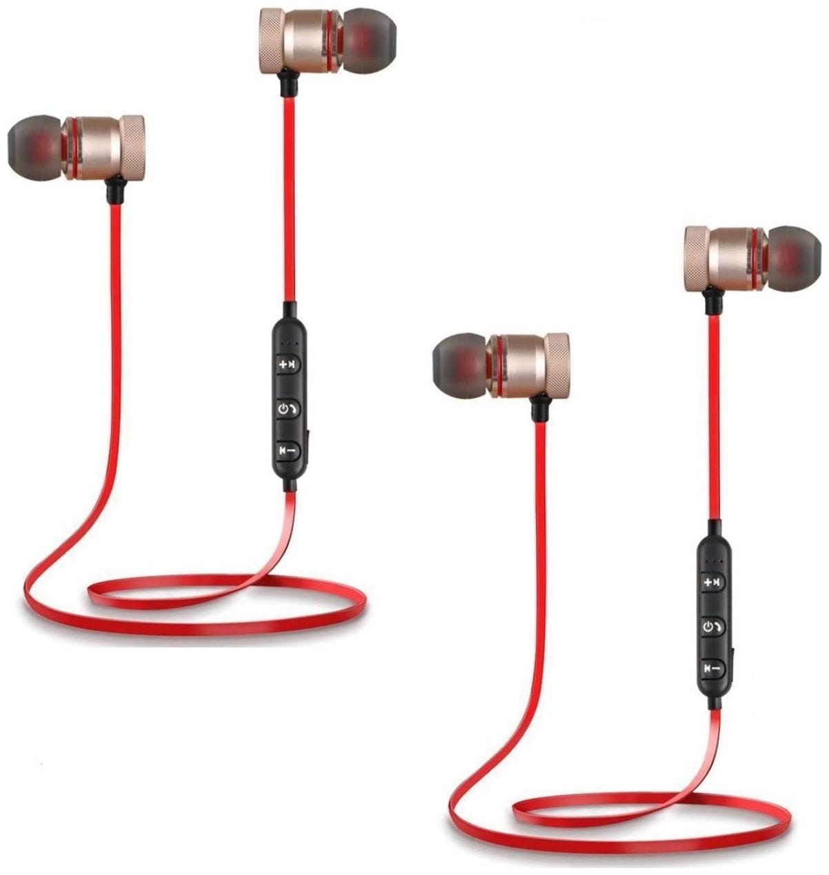 

ZAUKY hty In-Ear Bluetooth Headset ( Red )