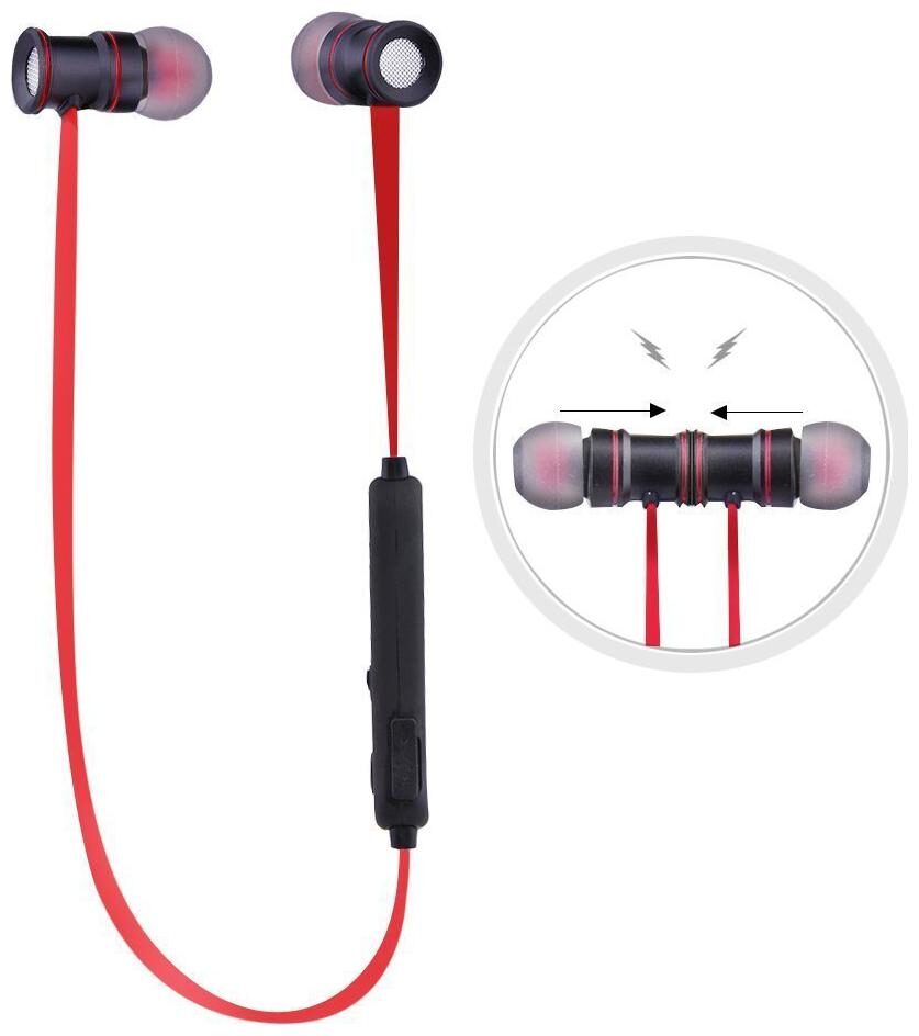 

ZAUKY M-547 In-Ear Bluetooth Headset ( Red )