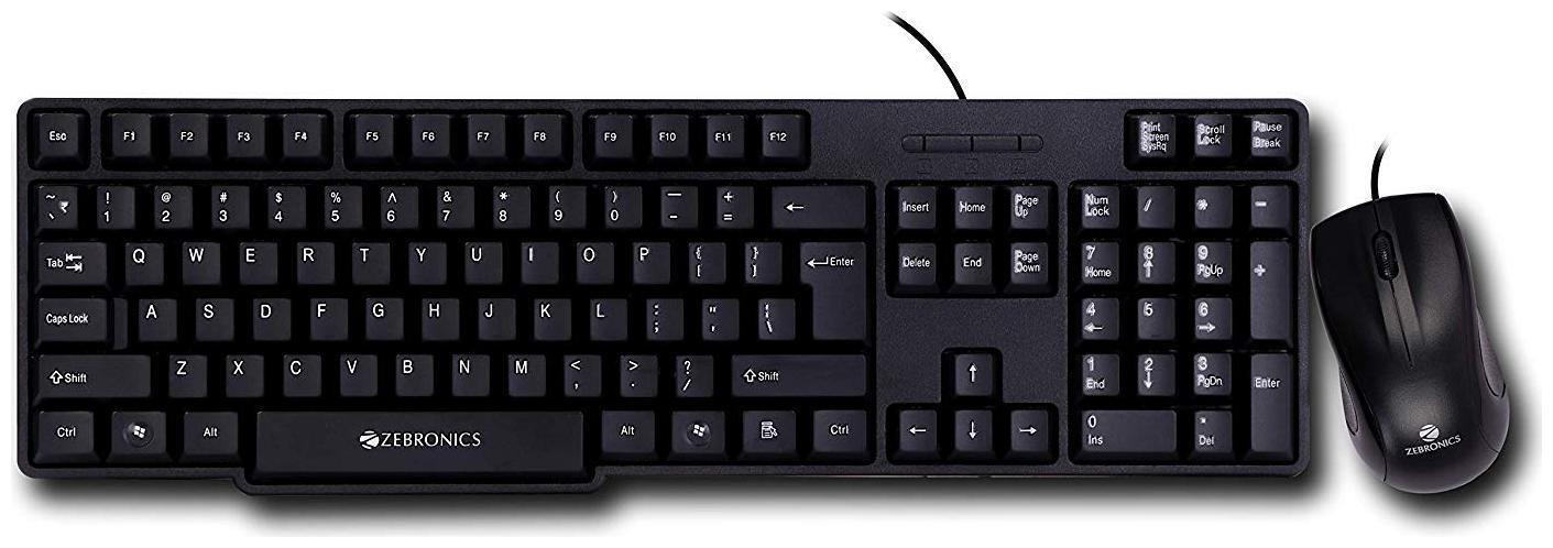 

Zebronics Judwaa 750 Wired Keyboard Mouse Set ( Black )