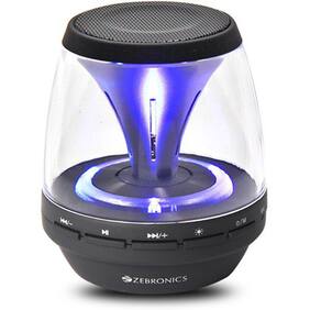 Zebronics Sparkle BT015CF Bluetooth Speaker (Black)