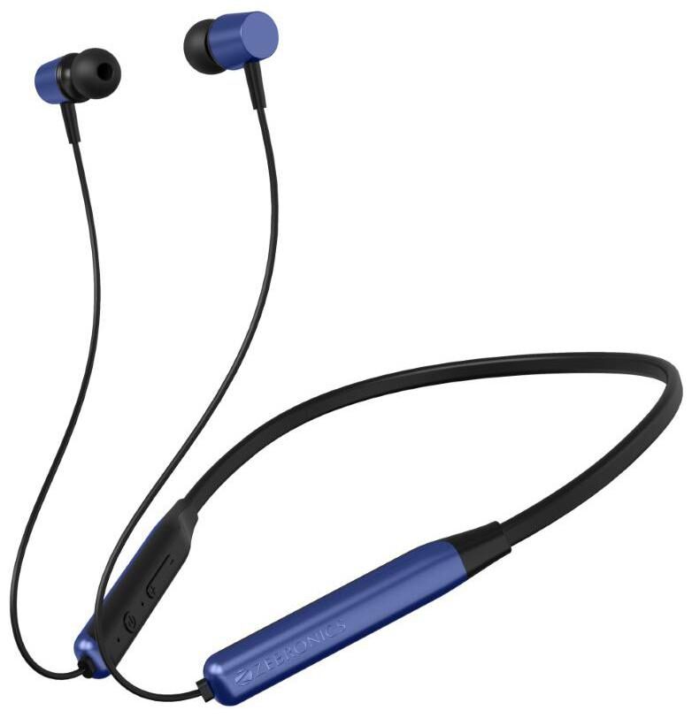 

Zebronics Zeb-Lark In-Ear Bluetooth Headset ( Blue Black )