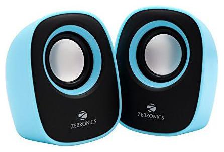 

Zebronics ZEB-PEBBLE NEW Wired 2 0 speakers ( Blue )