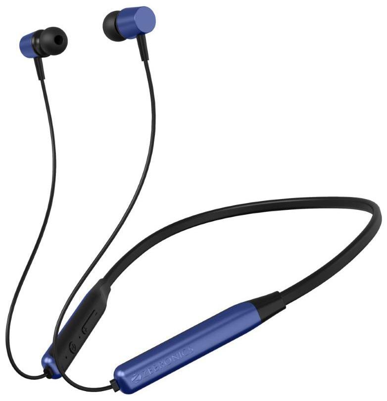 

Zebronics Zeb-Lark In-Ear Bluetooth Headset ( Blue Black )
