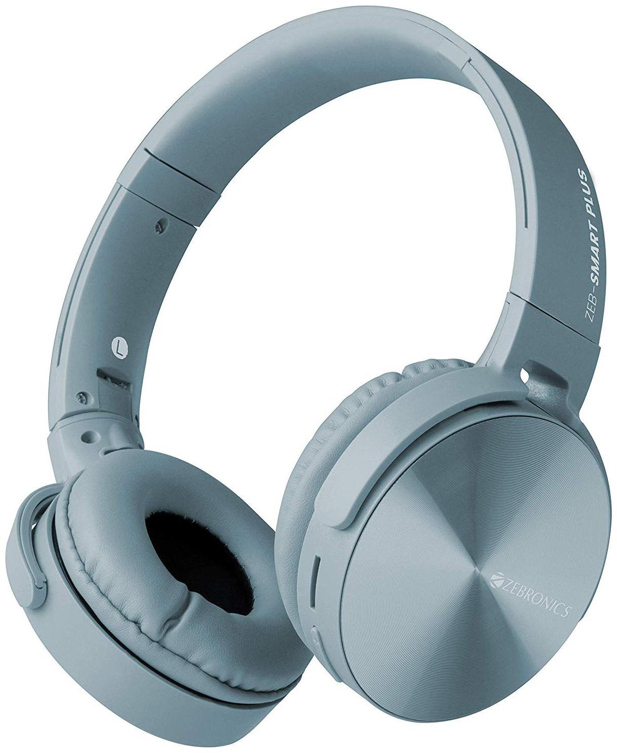 

Zebronics ZEB-SMARTPLUS Over-Ear Bluetooth Headset ( Blue )