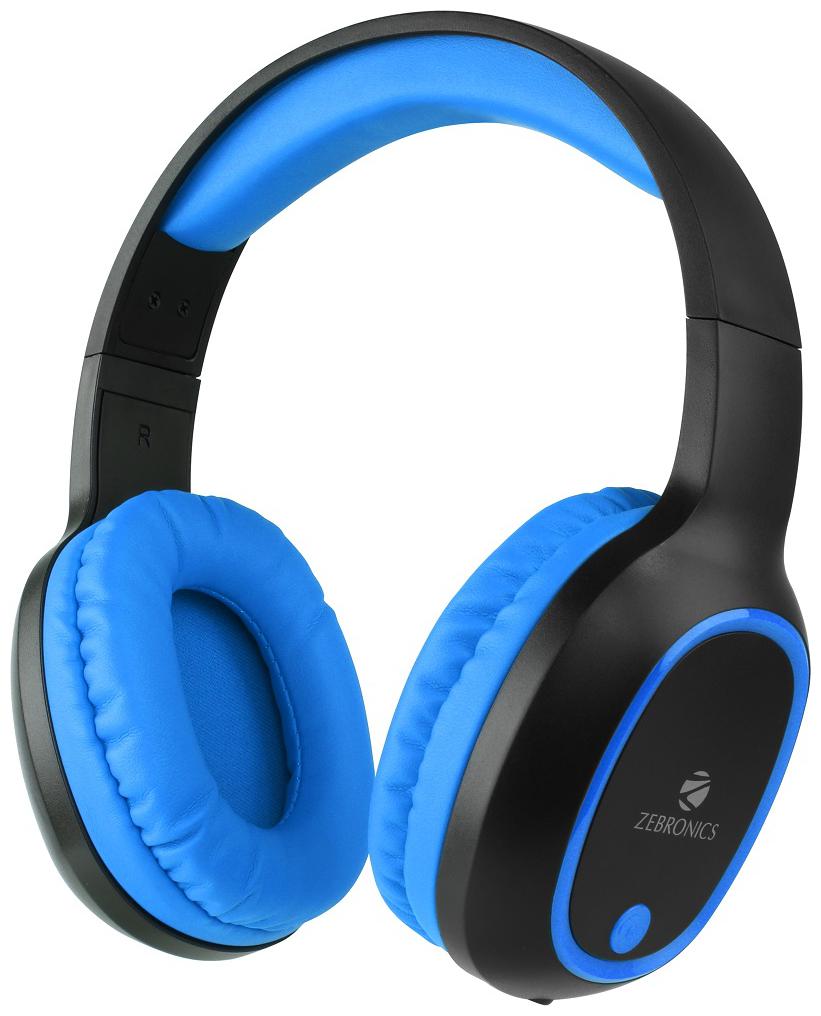 

Zebronics Zeb-Thunder On-Ear Bluetooth Headset ( Blue Black )