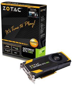 Zotac NVIDIA GTX680 256-bit/4 GB DDR5 Graphics Card