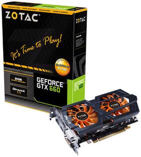 Zotac NVIDIA GTX660 192-bit 192-bit/2 GB DDR5 Graphics Card
