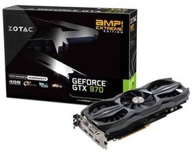 Zotac NVIDIA GTX 970 AMP Extreme Edition 4 GB DDR5 Graphics Card