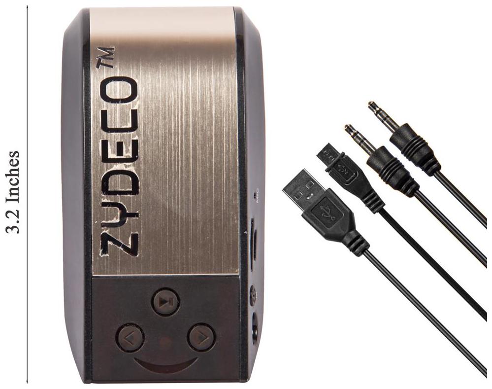 

Zydeco 1003 Portable and Wireless Bluetooth Speaker (Black)