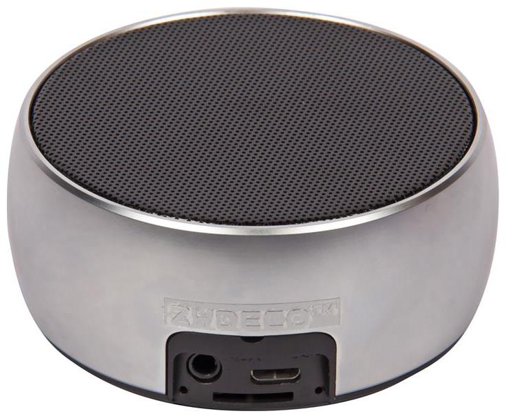 

Zydeco BS-01 Wireleass and Portable Bluetooth Speaker (Silver)
