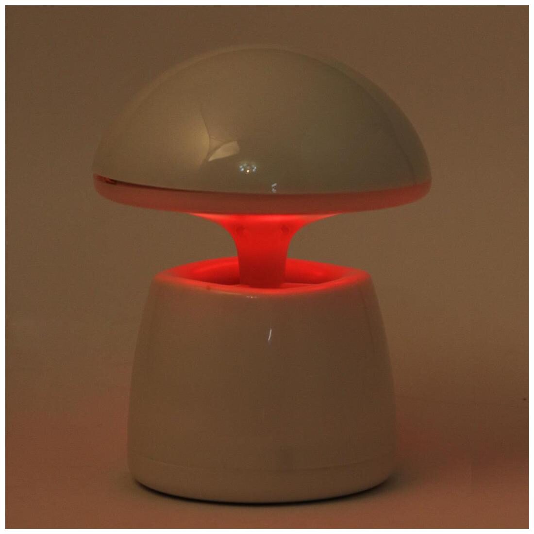 

Zydeco Mushroom shape Portable and Wireless Bluetooth Speaker (White)