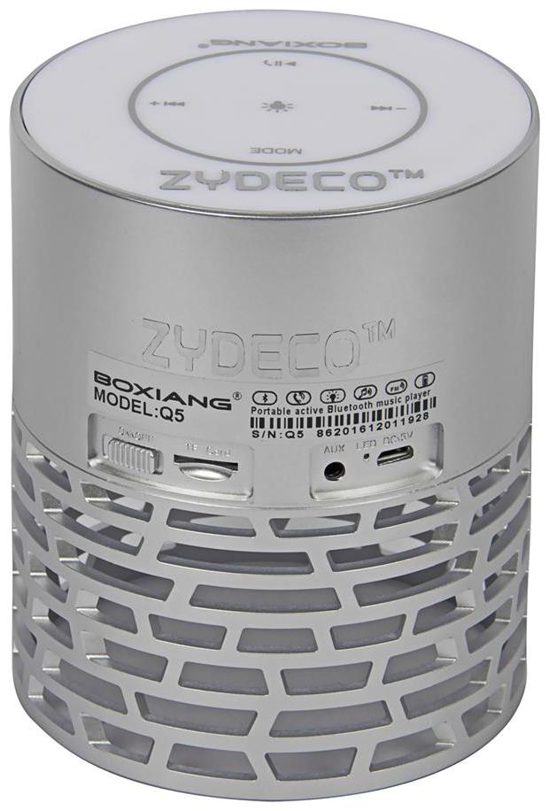 

Zydeco Q5 Portable and Wireless Bluetooth Speaker (Silver)