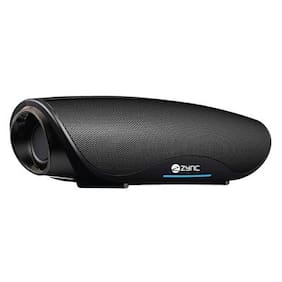 Zync Echo 18Watts Portable Wireless Bluetooth Speaker with Mic, Micro SD Card Slot, FM Radio, AUX Mode, Black