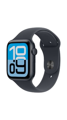 Apple Watch SE 3 GPS + Cellular 44mm Midnight Aluminium Case with Midnight Sport Band - M/L_MEPJ4HN/A