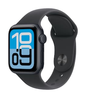 Apple Watch SE 3 GPS 44mm Midnight Aluminium Case with Midnight Sport Band - S/M
